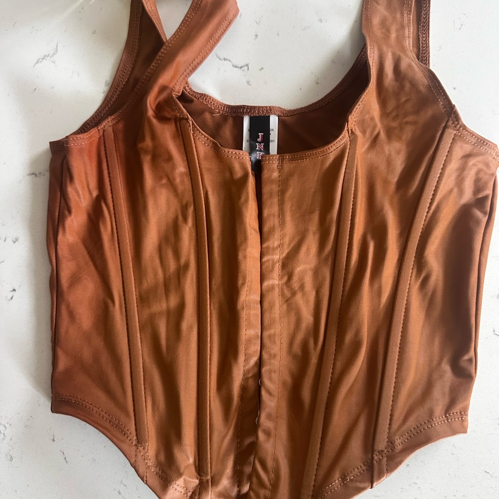 Brown Corset Top